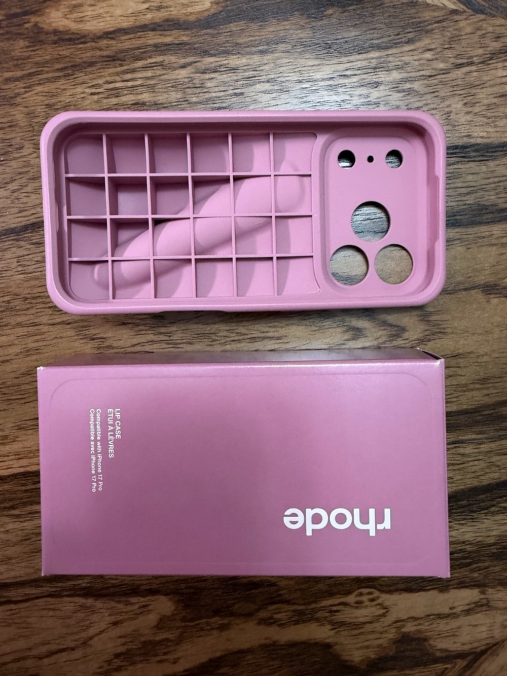 RHODE Pink Silicone Phone Case  iPhone 17 Pro  *does not include gloss - Picture 2 of 4